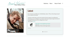 Desktop Screenshot of markadamo.com