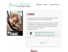 Tablet Screenshot of markadamo.com